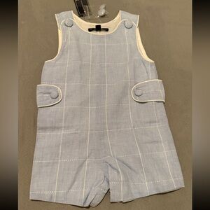 Light Blue Checkered Jon Jon